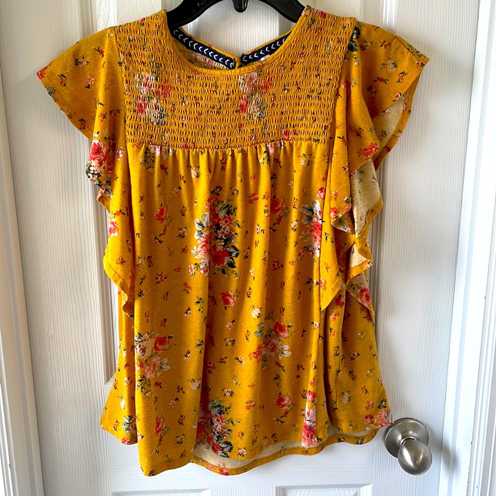 Xhilaration- Large- Yellow Top